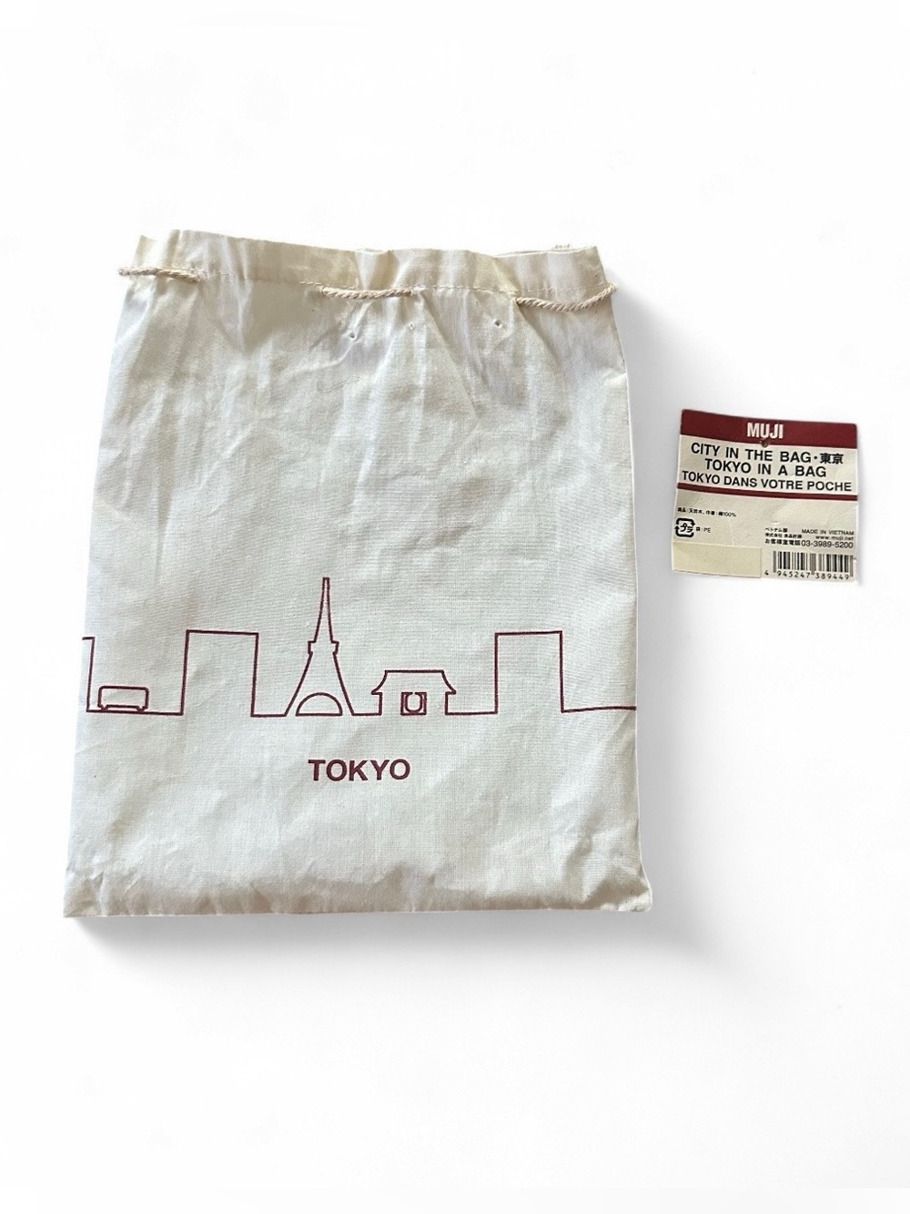 Muji TOKYO City In a Bag Desktop Wooden City Minimalist Miniature Buildings
